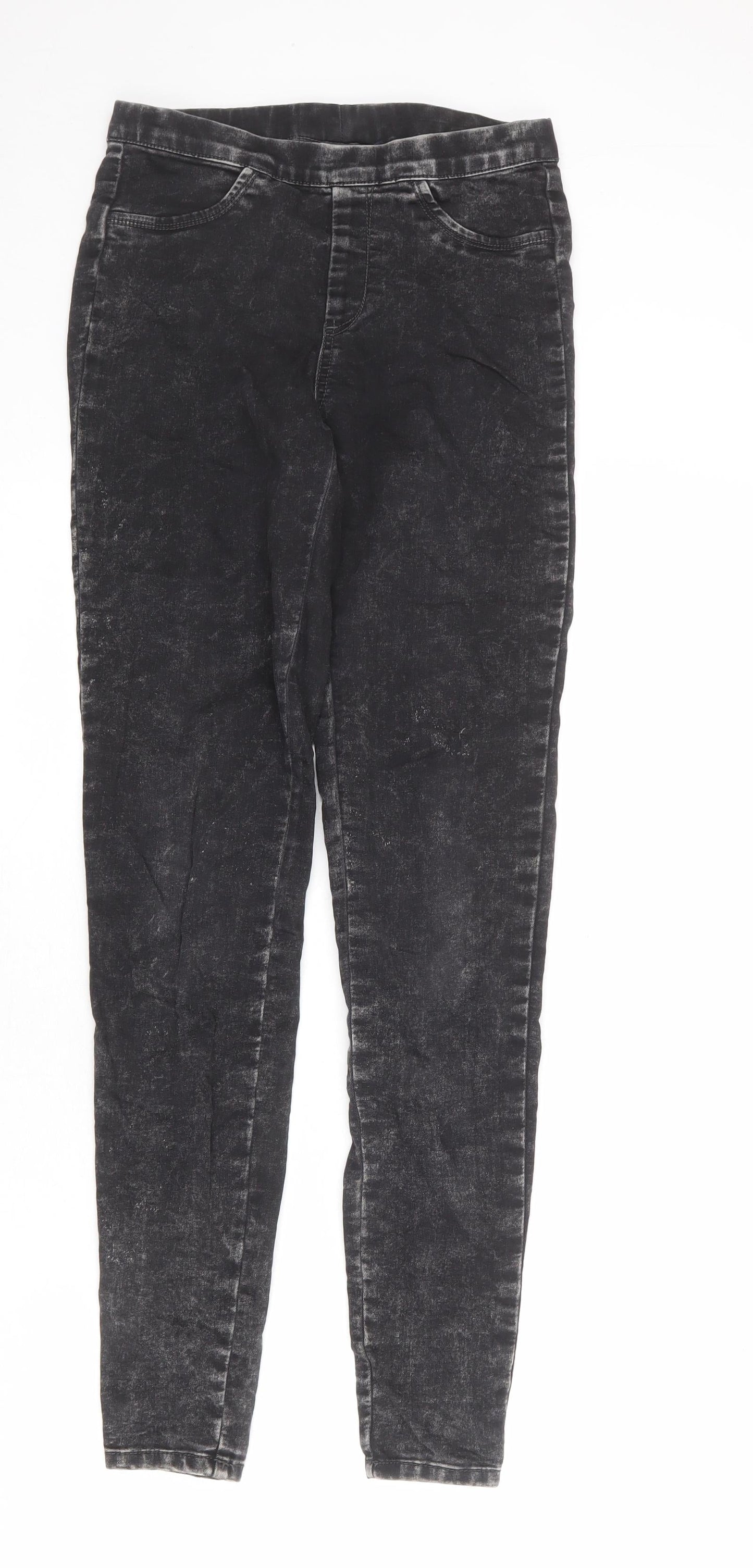 Womens UK Size 6 Kiabi Regular Fit Jegging Black Jeans
