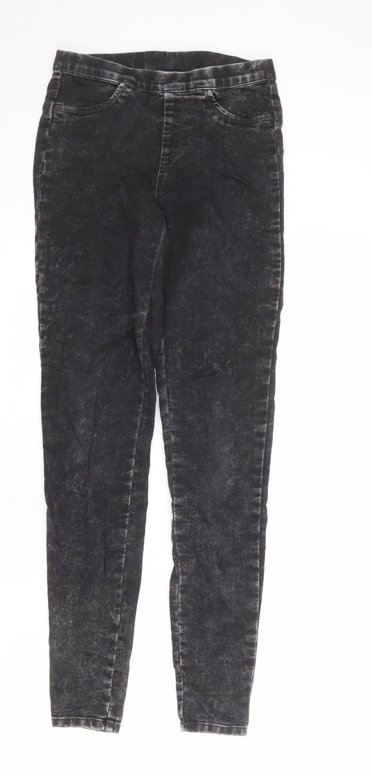 Womens UK Size 6 Kiabi Regular Fit Jegging Black Jeans