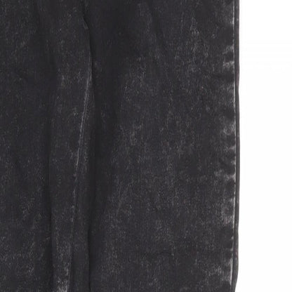 Womens UK Size 6 Kiabi Regular Fit Jegging Black Jeans