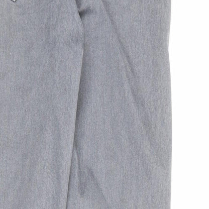Topshop Womens Grey Cotton Skinny Jeans Size 30 in L28 in Regular Zip