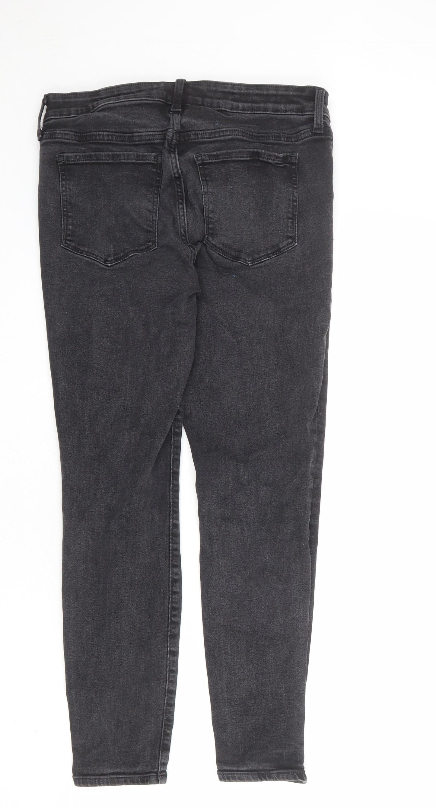 Gap Mens Grey Cotton Skinny Jeans Size 31 in L31 in Regular Zip