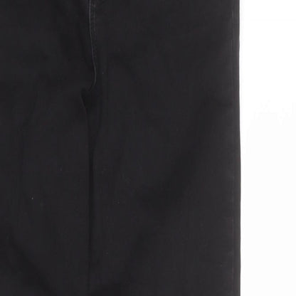 Denim & Co. Womens Black Cotton Skinny Jeans Size 10 L28 in Regular Zip