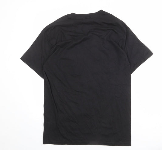 Womens UK Size M Disney Black Tunic T-Shirt