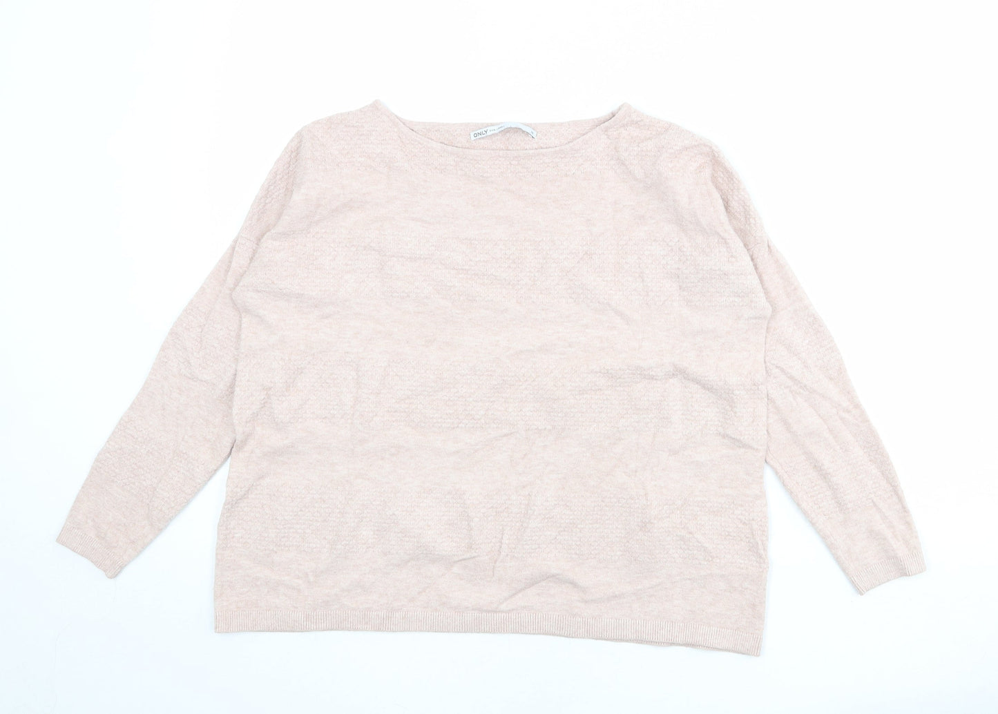 Womens UK Size M Only Pink Pullover Jumper