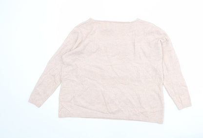 Womens UK Size M Only Pink Pullover Jumper
