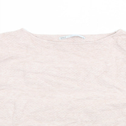 Womens UK Size M Only Pink Pullover Jumper