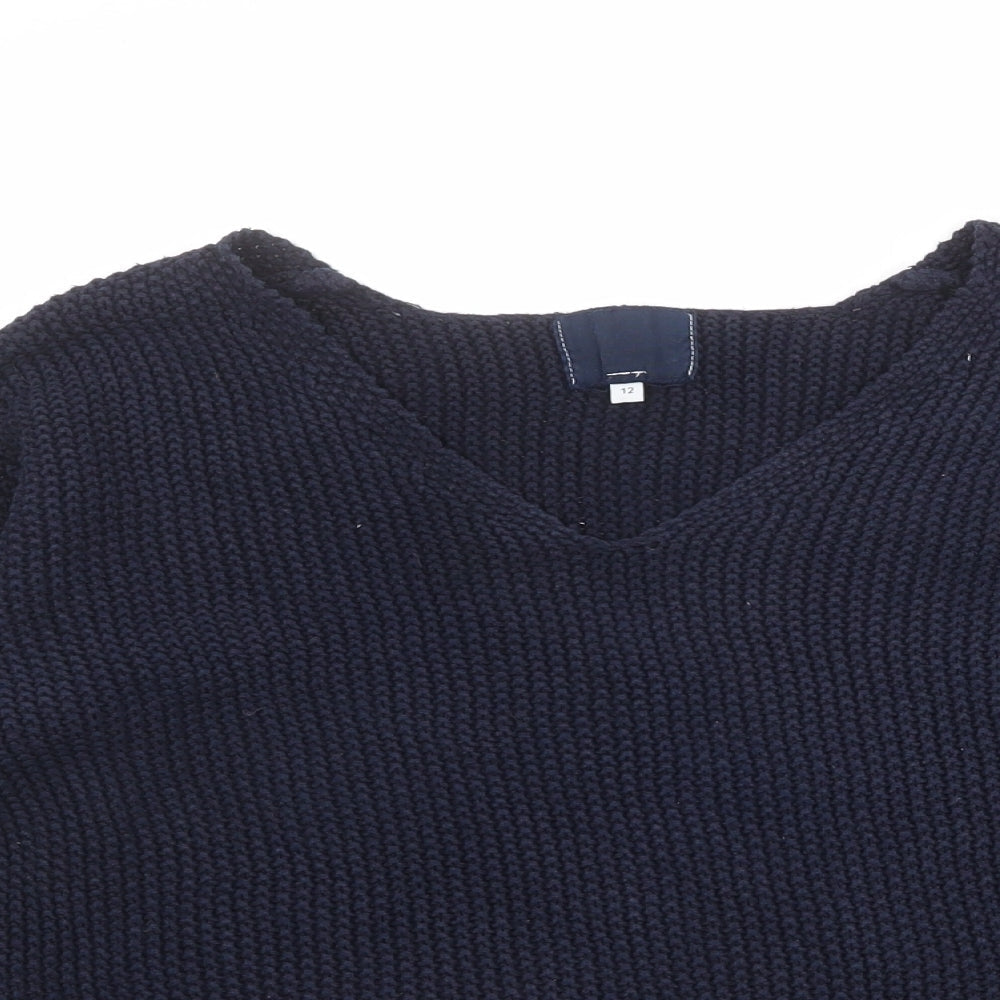 Womens UK Size 12 New Look Blue Pullover Jumper