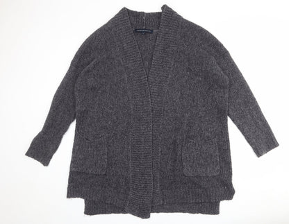 Womens UK Size S French Connection Grey Cardigan Jumper