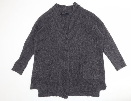 Womens UK Size S French Connection Grey Cardigan Jumper