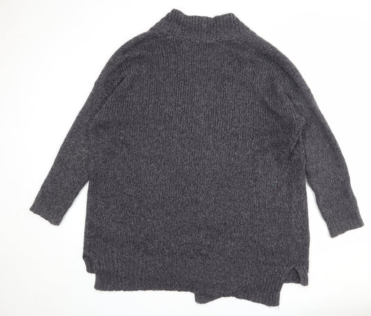 Womens UK Size S French Connection Grey Cardigan Jumper