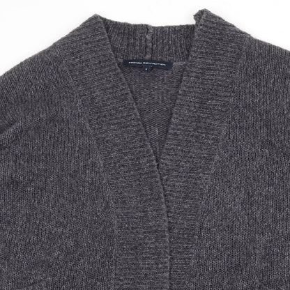 Womens UK Size S French Connection Grey Cardigan Jumper