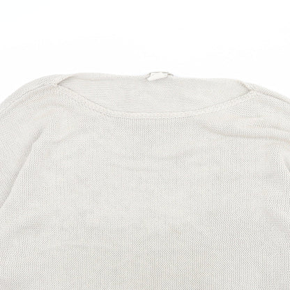 Womens UK Size M H&M Beige Pullover Jumper