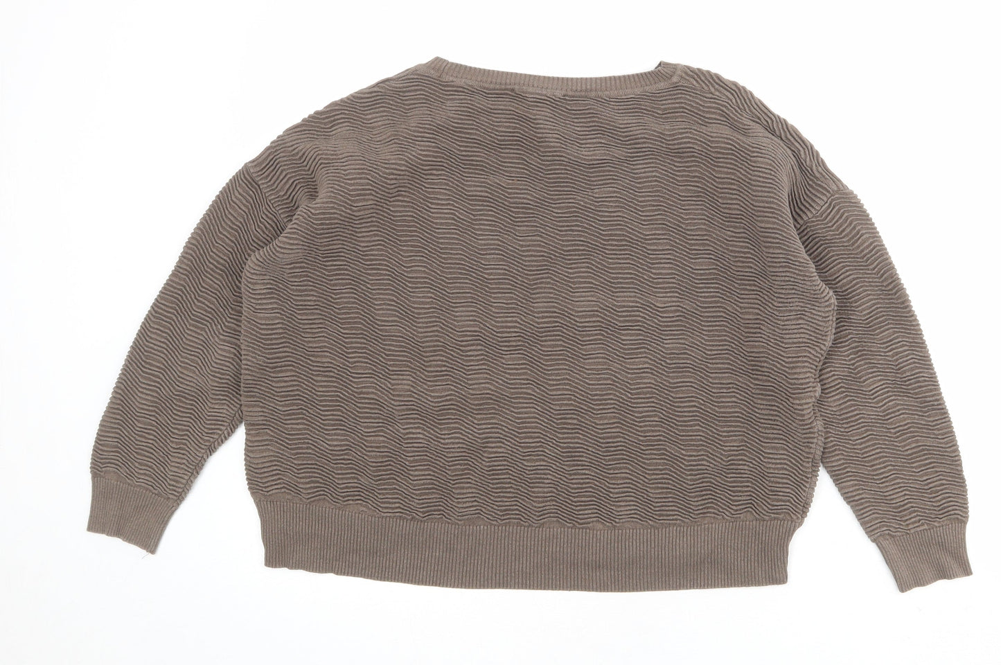 Womens UK Size M French Connection Brown Pullover Sweatshirt