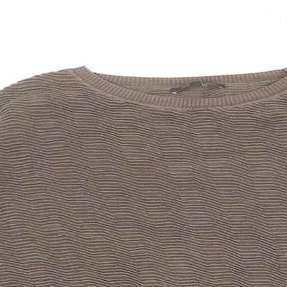 Womens UK Size M French Connection Brown Pullover Sweatshirt
