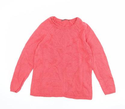 Womens UK Size M Marks and Spencer Pink Pullover Jumper