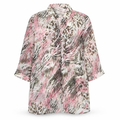 Womens UK Size 18 Basler Multicoloured Basic Button-Up