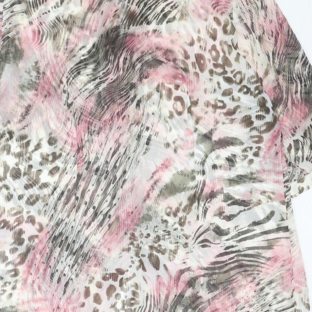 Womens UK Size 18 Basler Multicoloured Basic Button-Up