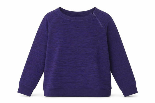 Gerry Womens Purple Polyester Pullover Sweatshirt Size XL Zip