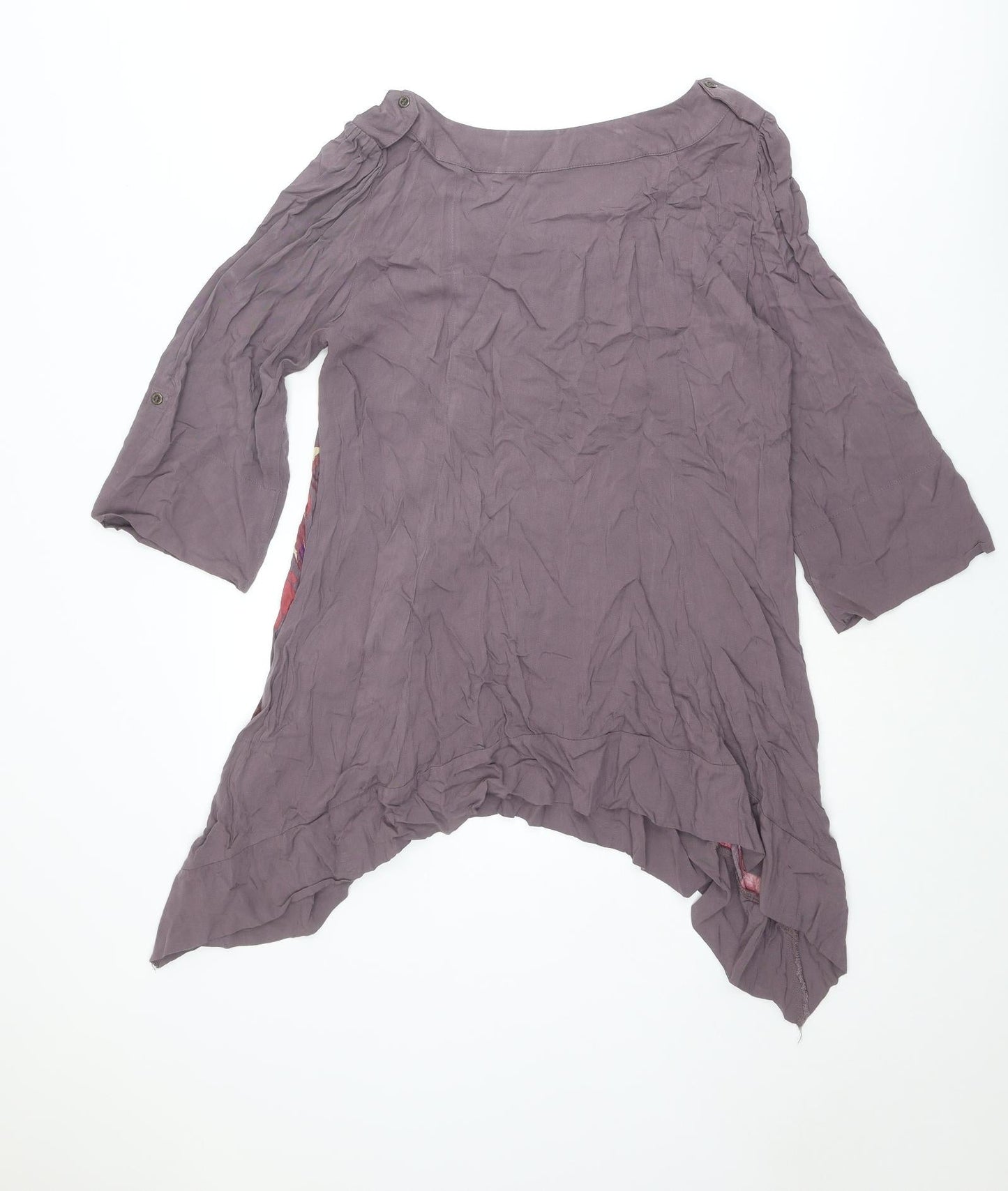 Womens UK Size 14 Per Una Purple Tunic Blouse