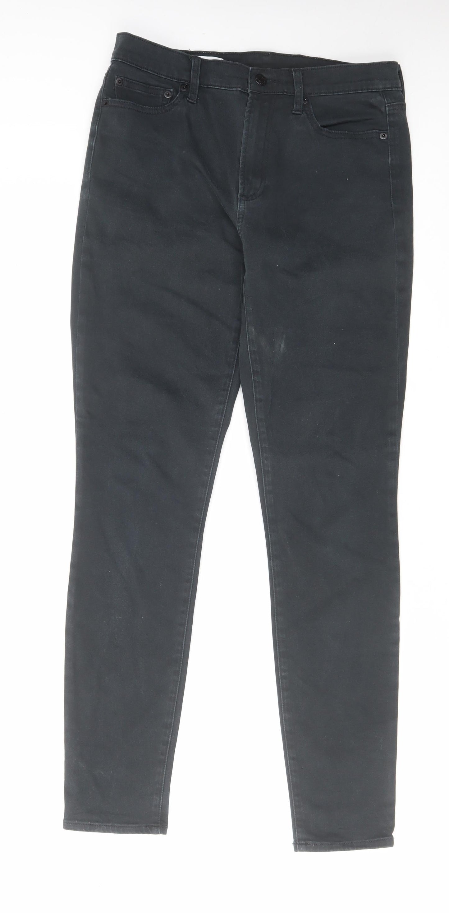 Gap Womens Black Cotton Skinny Jeans Size 30 in L30 in Regular Zip