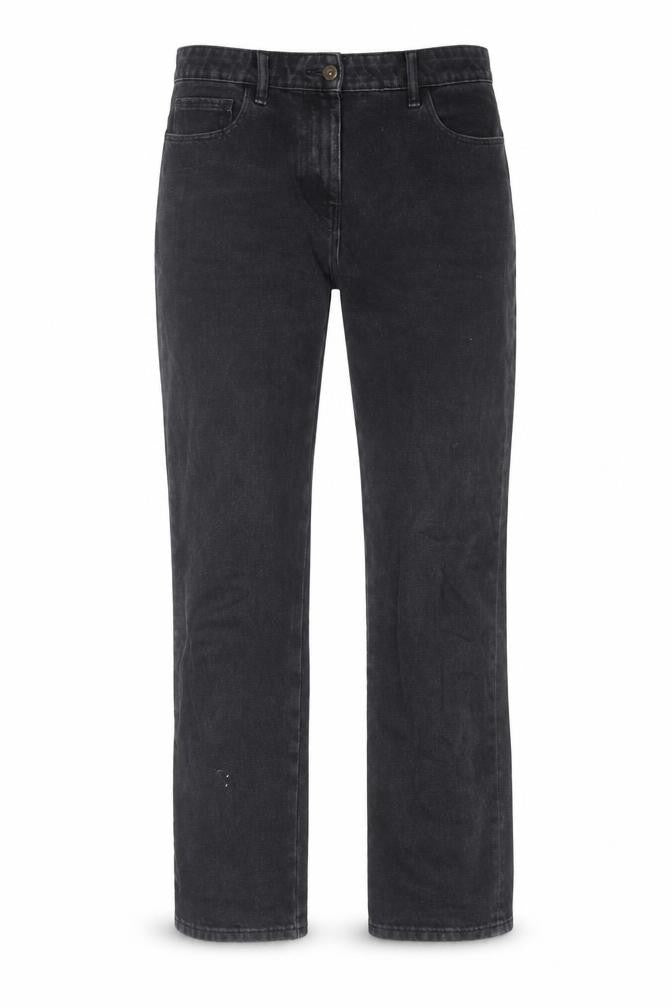 Collusion Womens Black Cotton Straight Jeans Size 32 in L34 in Regular Zip