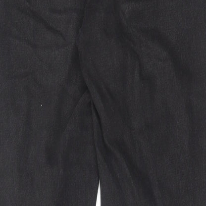 COLLUSION Womens Black Cotton Straight Jeans Size 32 in L34 in Regular Zip