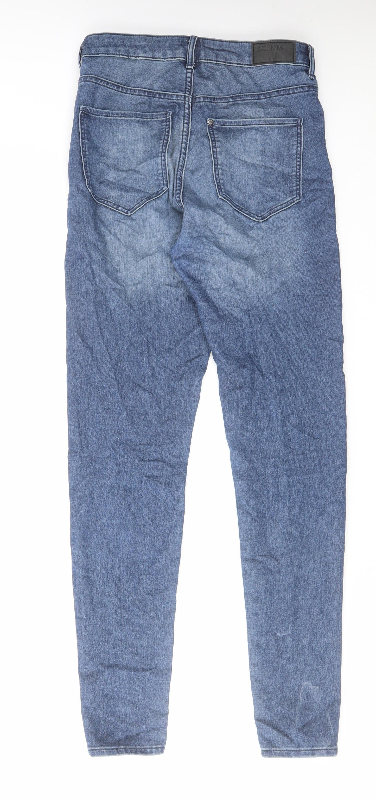 H&M Mens Blue Cotton Skinny Jeans Size 29 in L30 in Regular Zip