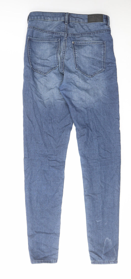 H&M Mens Blue Cotton Skinny Jeans Size 29 in L30 in Regular Zip
