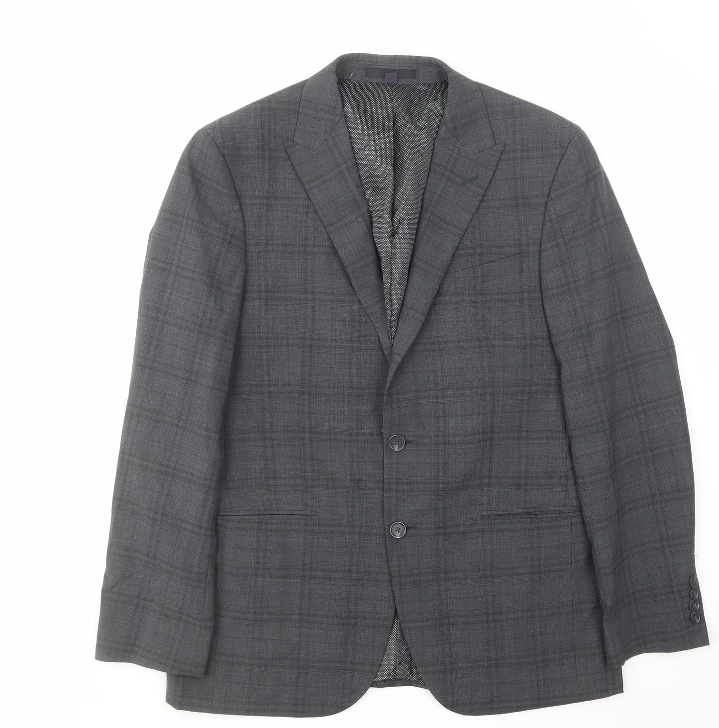 Mens UK Size 40 Marks and Spencer Regular Grey Suit Jacket
