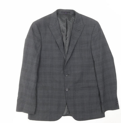 Mens UK Size 40 Marks and Spencer Regular Grey Suit Jacket
