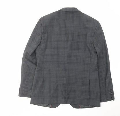 Mens UK Size 40 Marks and Spencer Regular Grey Suit Jacket