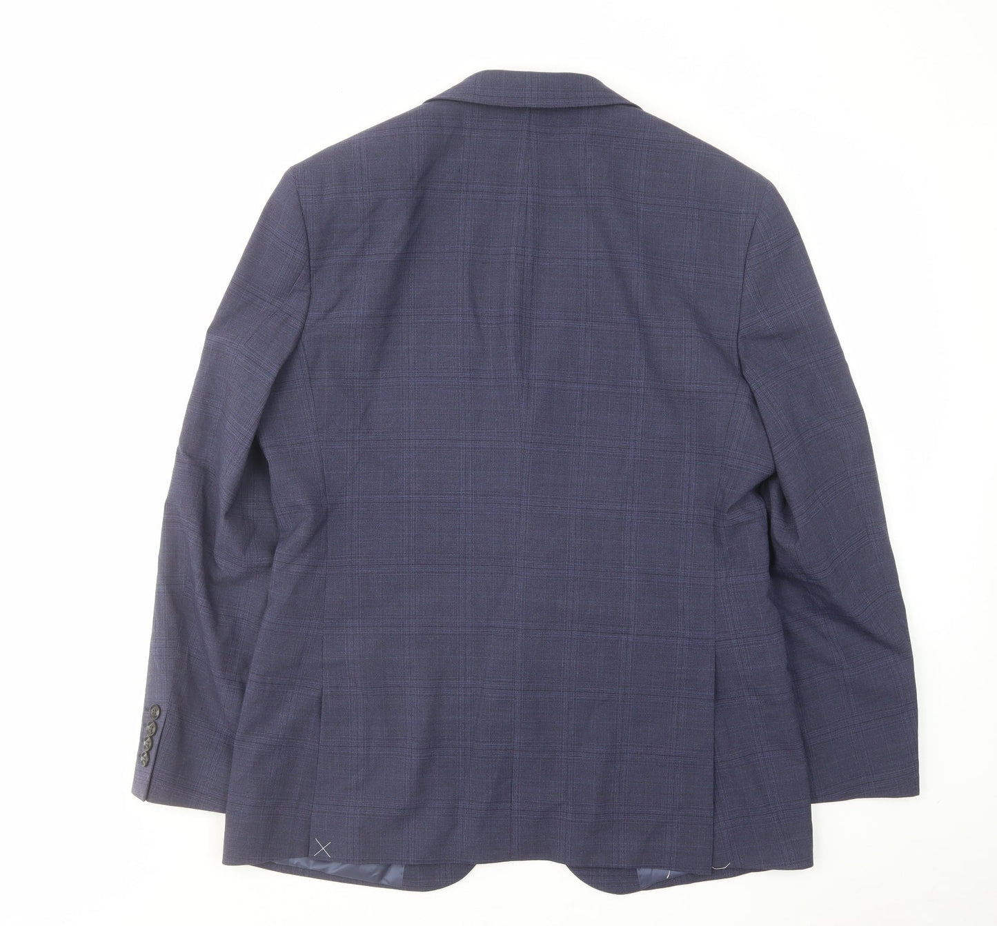 Mens UK Size 40 Marks and Spencer Regular Blue Suit Jacket