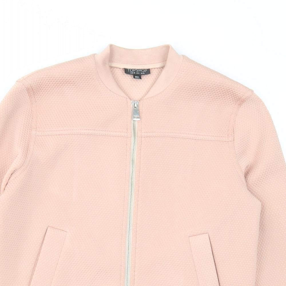 Womens UK Size 10 Topshop Pink Jacket