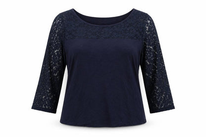 Womens UK Size 16 Authentic Blue Basic Blouse