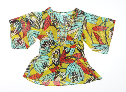 Womens UK Size L Wallis Multicoloured Basic Blouse