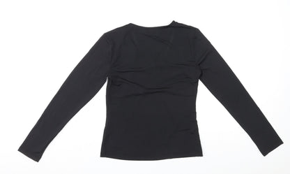 Womens UK Size 10 Jeuvre Black Basic T-Shirt