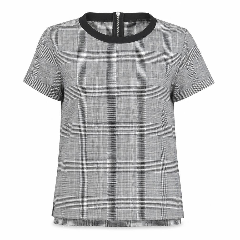 Womens UK Size S Zara Grey Basic T-Shirt