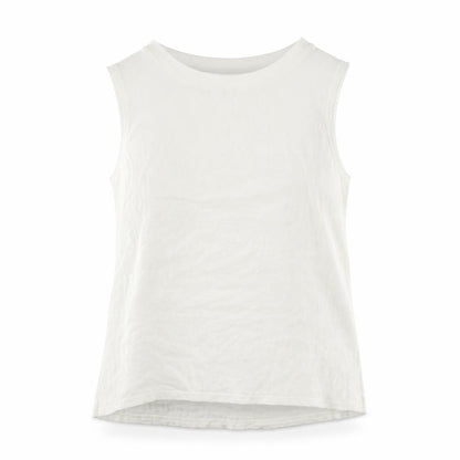 Womens UK Size 14 New Look Ivory Basic Tank