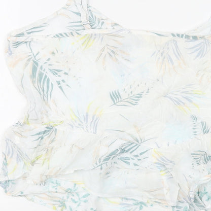 Indigo Womens Multicoloured Striped Viscose Basic Tank Size 12 Round Neck