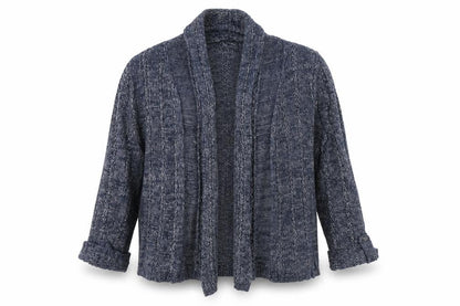 Classics Womens Blue V-Neck Acrylic Cardigan Jumper Size 14