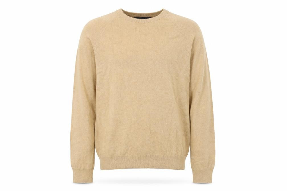 Mens UK Size M French Connection Brown Pullover Jumper