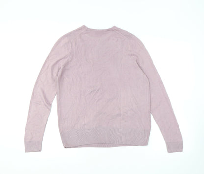 Womens UK Size 14 Marks and Spencer Purple Pullover Jumper