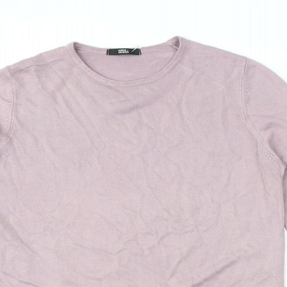 Womens UK Size 14 Marks and Spencer Purple Pullover Jumper