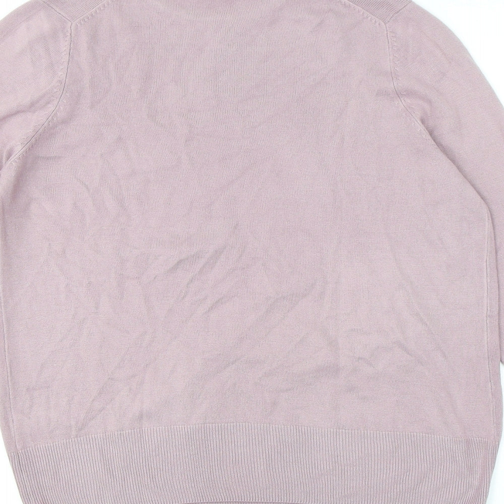 Womens UK Size 14 Marks and Spencer Purple Pullover Jumper