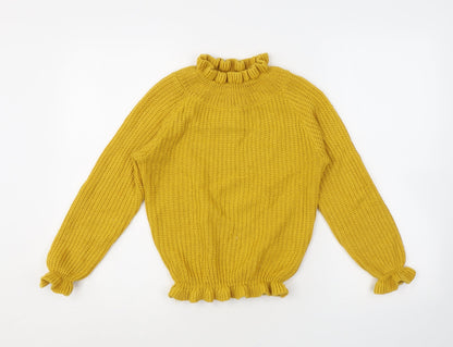 Womens UK Size S Cameo Rose Yellow Pullover Jumper