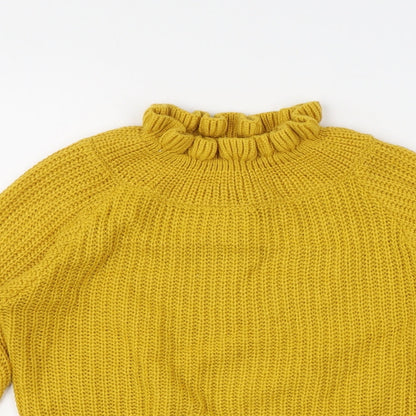 Womens UK Size S Cameo Rose Yellow Pullover Jumper