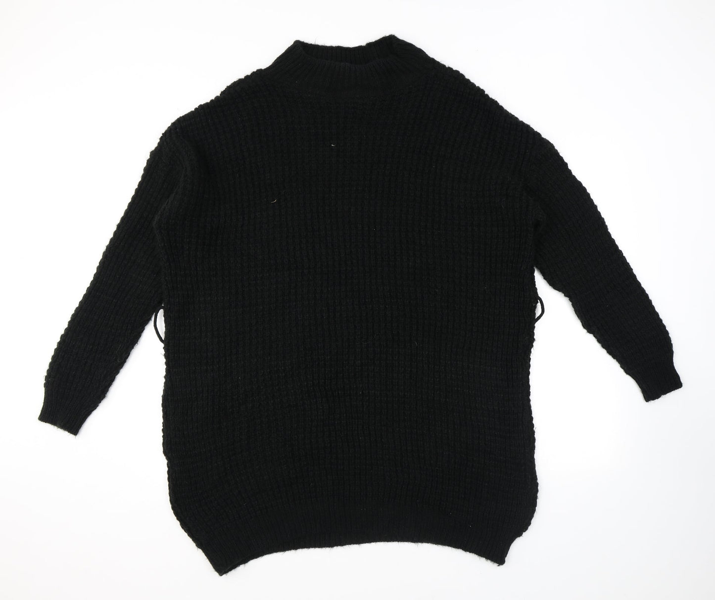 Womens UK Size 12 PRETTYLITTLETHING Black Pullover Jumper