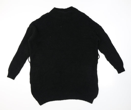 Womens UK Size 12 PRETTYLITTLETHING Black Pullover Jumper