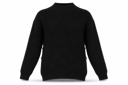 Womens UK Size 12 PRETTYLITTLETHING Black Pullover Jumper