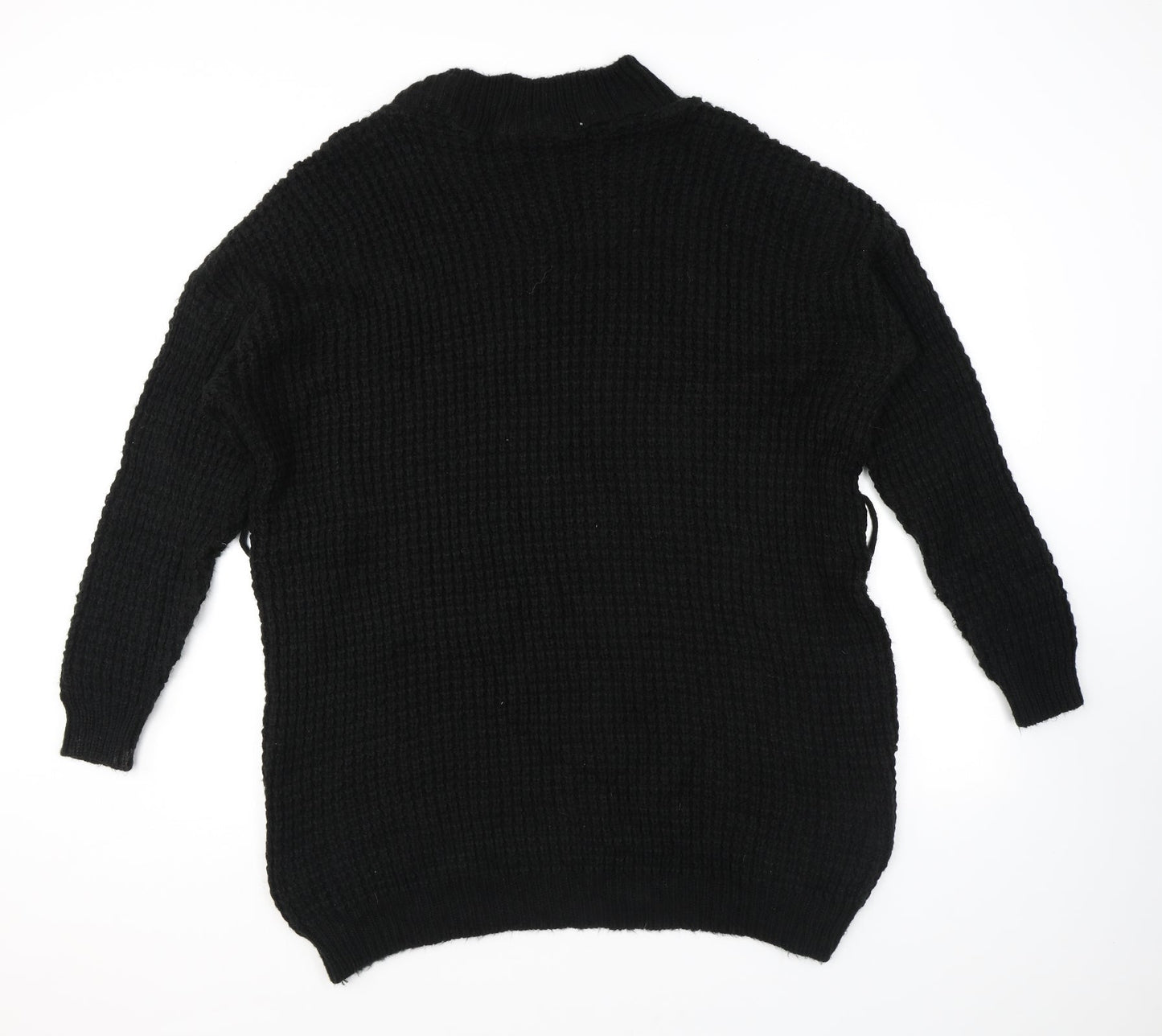 Womens UK Size 12 PRETTYLITTLETHING Black Pullover Jumper